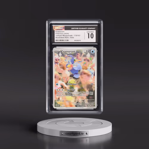 2024 Twilight Masquerade - TWM EN #176/167 Cramorant - Illustration Rare Holo (CGC 10 GEM MINT)