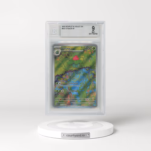 2023 Scarlet & Violet 151 - MEW EN #167 Ivysaur - Illustration Rare (BGS 9 MINT)