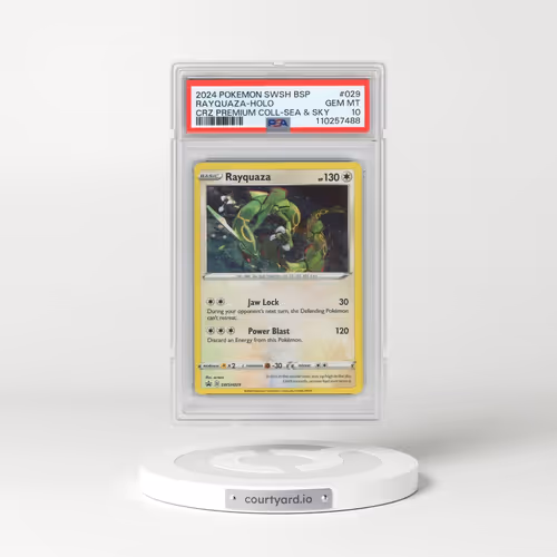 2024 Pokémon Swsh Black Star Promo #029 Rayquaza - Holo Crown Zenith Premium Collection Sea & Sky (P