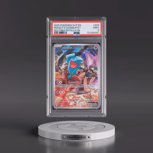 2025 Pokémon Svp EN-SV Black Star Promo #203 Team Rocket's Wobbuffet - Destined Rivals Elite Trainer