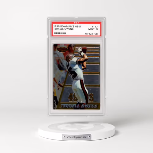 1996 Bowman's Best #147 Terrell Owens (PSA 9 MINT)