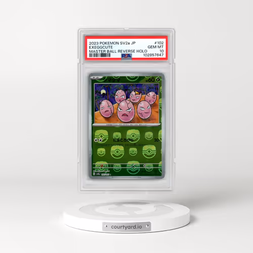 2023 Pokémon Sv2a-Pokemon 151 #102 Exeggcute - Reverse Holo Master Ball (PSA 10 GEM MINT)