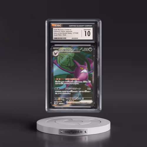 2025 Glory of the Rocket Gang - sv10 #117/098 Team Rocket's Crobat ex - Super Rare Holo (CGC 10 GEM