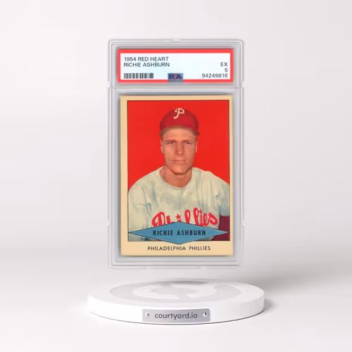 1954 Red Heart Richie Ashburn (PSA 5 EX)