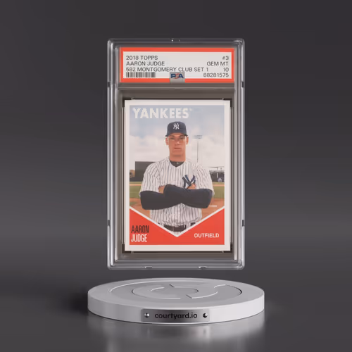 2018-19 Topps 582 Montgomery Club Set 1 #3 Aaron Judge (PSA 10 GEM MINT)