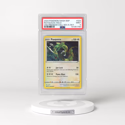 2024 Pokémon Swsh Black Star Promo #029 Rayquaza - Holo Crown Zenith Premium Collection Sea & Sky (P