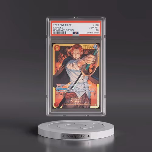 2022 One Piece Romance Dawn #120 Shanks (PSA 10 GEM MINT)