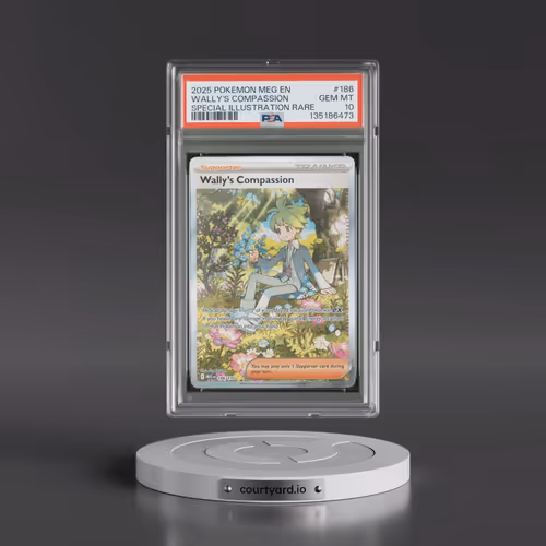 2025 Pokémon Meg EN-Mega Evolution #186 Wally's Compassion - Special Illustration Rare (PSA 10 GEM M