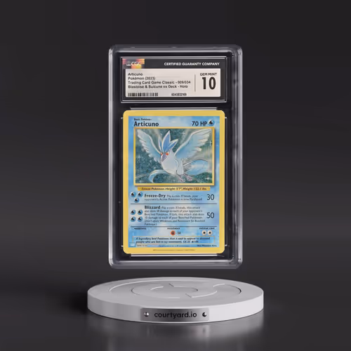 2023 Trading Card Game Classic - CLV, CLC, CLB #009/034 Articuno - Blastoise & Suicune ex Deck -