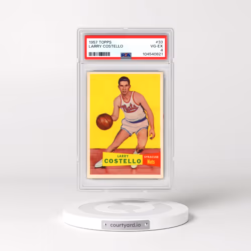 1957 Topps #33 Larry Costello (PSA 4 VG-EX)