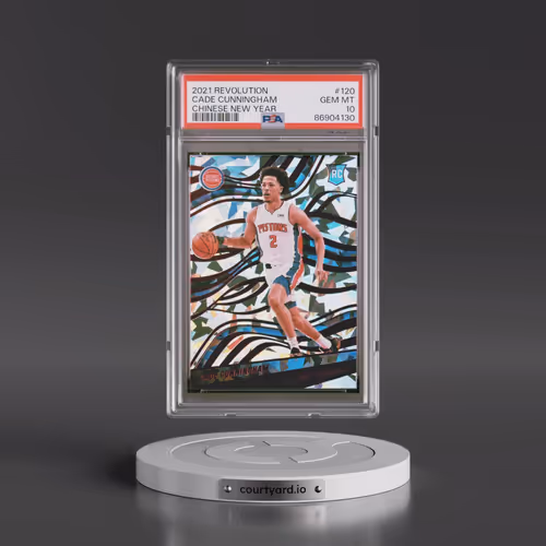 2021 Panini Revolution #120 Cade Cunningham - Chinese New Year (PSA 10 GEM MINT)