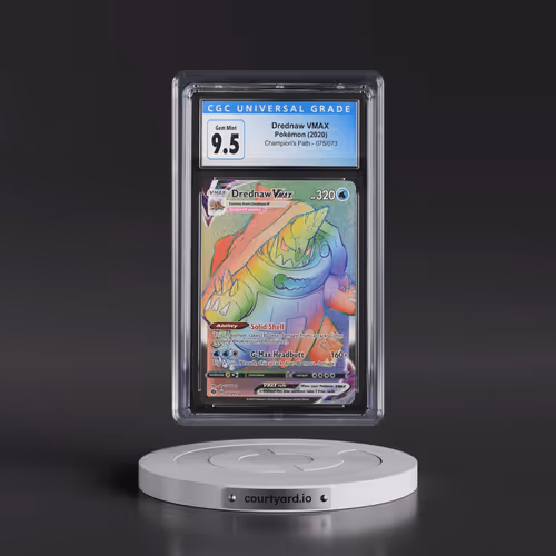 2020 Champion's Path #075/073 Drednaw VMAX - Rainbow Rare Holo (CGC 10 GEM MINT)