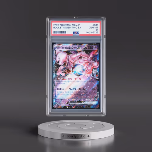 2025 Pokémon M2a-Mega Dream EX #063 Team Rocket's Mewtwo EX - Holo (PSA 10 GEM MINT)