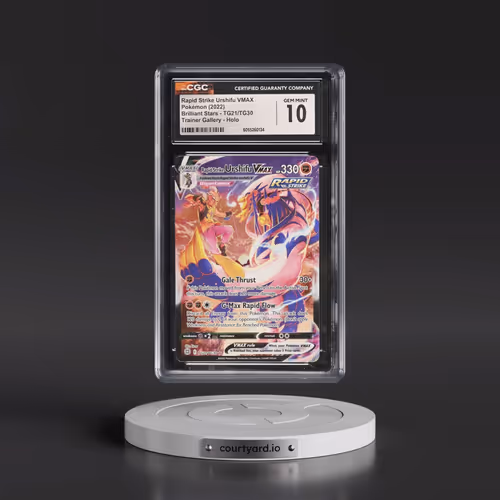2022 Brilliant Stars #TG21/TG30 Rapid Strike Urshifu VMAX - Trainer Gallery Holo (CGC 10 GEM MINT)