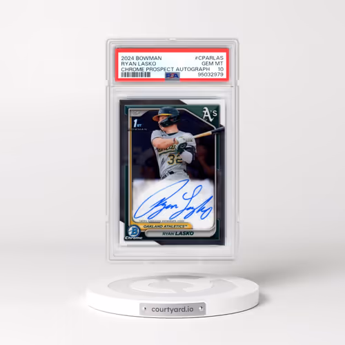 2024 Bowman Chrome Prospect Autographs #CPARLAS Ryan Lasko (PSA 10 GEM MINT)