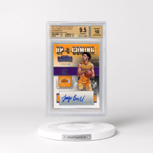 2017 Panini Contenders Up and Coming Contenders Autographs #28 Lonzo Ball/149 (BGS 9.5 GEM MINT)