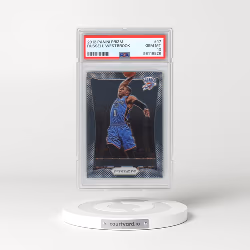 2012 Panini Prizm #47 Russell Westbrook (PSA 10 GEM MINT)