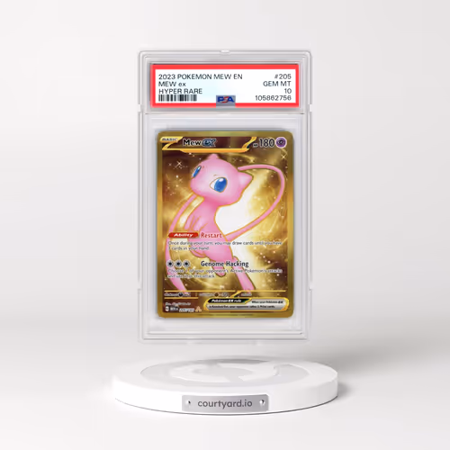 2023 Pokémon Mew EN-151 #205 Mew EX - Holo Hyper Rare (PSA 10 GEM MINT)