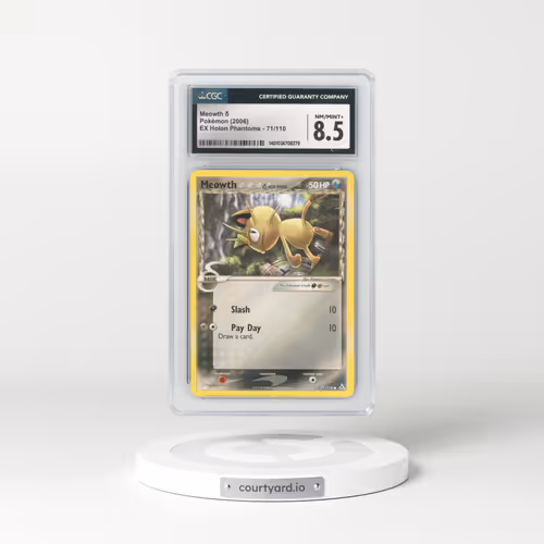 2006 EX Holon Phantoms #71/110 Meowth δ (CGC 8.5 NM-MT+)