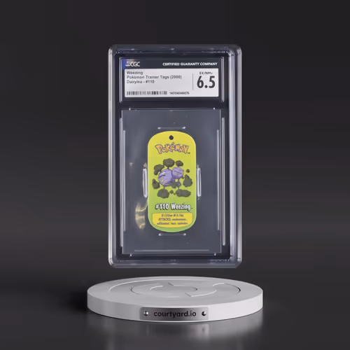 2000 Pokémon Trainer Tags (2000 Dairylea) - English #110 Weezing (CGC 6.5 EX-NM+)