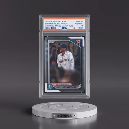 2024 Bowman Draft #BDC58 Braden Montgomery - Chrome-Image Variation (PSA 10 GEM MINT)