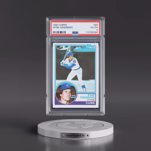 1983 Topps #83 Ryne Sandberg (PSA 4 VG-EX)