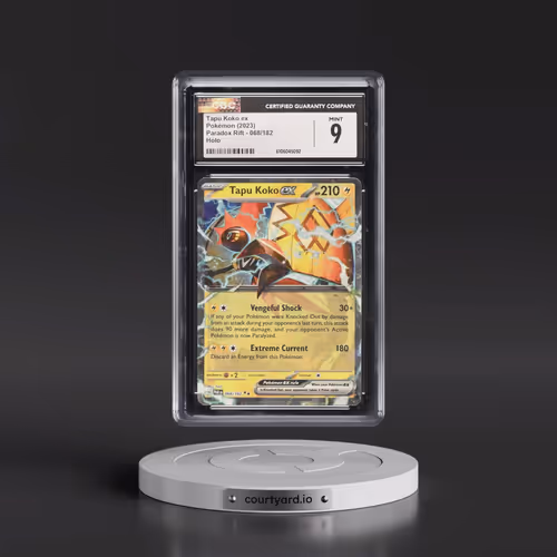2023 Pokémon Par EN-Paradox Rift #068 Tapu Koko EX - Holo (CGC 9 MINT)