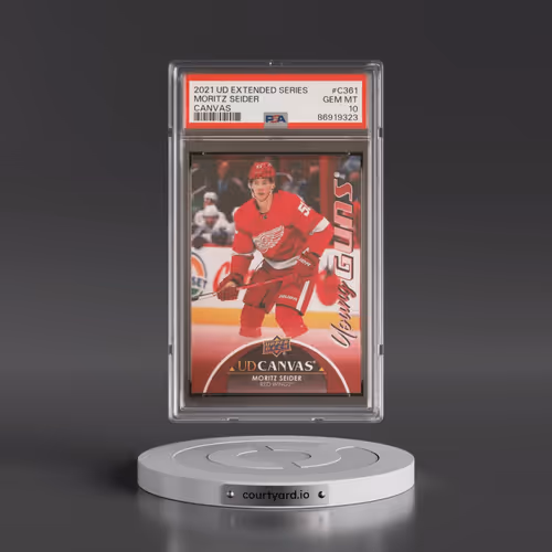 2021 Upper Deck Extended Series Canvas #C361 Moritz Seider (PSA 10 GEM MINT)
