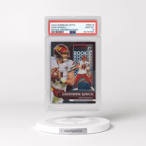 2022 Panini Donruss Optic Rookie Gridiron Kings #RGK19 Sam Howell (PSA 10 GEM MINT)