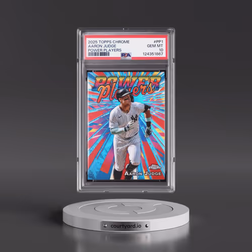 2025 Topps Chrome Power Players #PP1 Aaron Judge (PSA 10 GEM MINT)