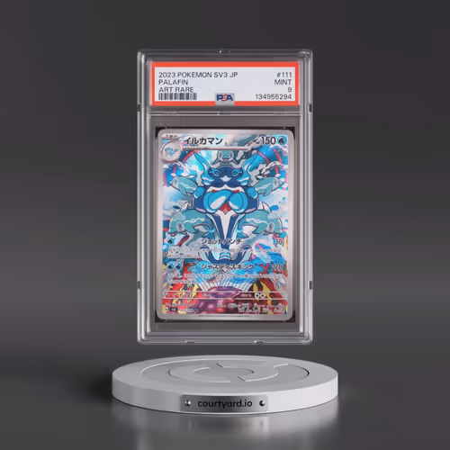 2023 Pokémon SV3-Ruler of the Black Flame #111 Palafin - Art Rare (PSA 9 MINT)