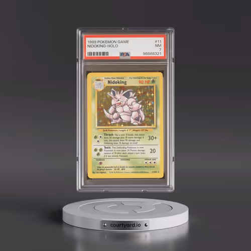 1999 Pokémon Game #11 Nidoking - Holo (PSA 7 NM)