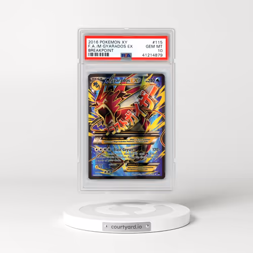 2016 Pokémon XY Breakpoint #115 M Gyarados EX - Holo Full Art (PSA 10 GEM MINT)