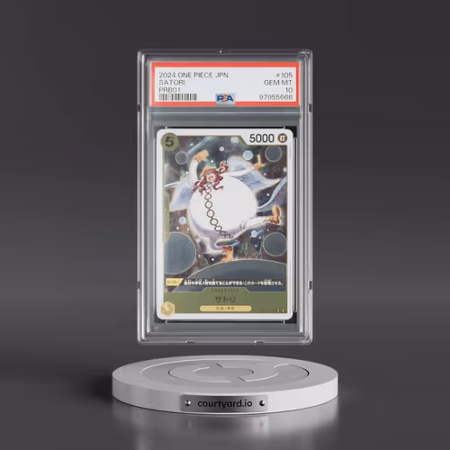 2024 One Piece Japanese PRB01-Premium Booster -One Piece Card the Best #105 Satori (PSA 10 GEM MINT)
