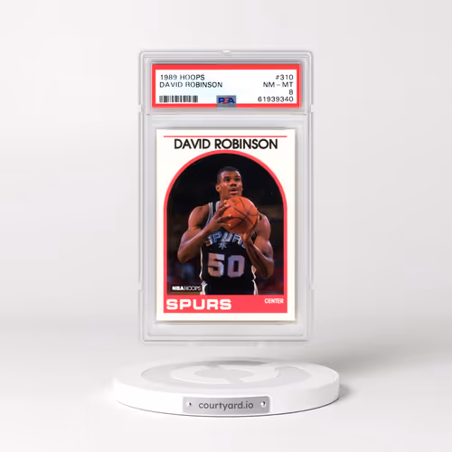 1989 Hoops #310 David Robinson (PSA 8 NM-MT)