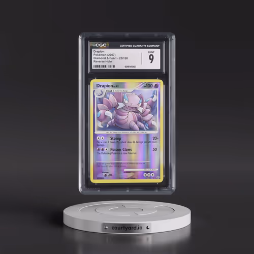 2007 Diamond & Pearl #23/130 Drapion - Reverse Holo (CGC 9 MINT)
