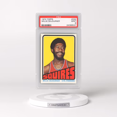 1972 Topps #232 Willie Sojourner (PSA 9 MINT)