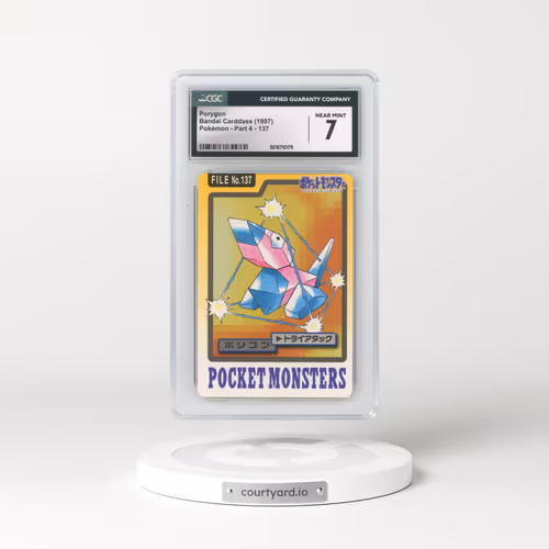 1997 (Pocket Monsters on Bottom) Part 4 #137 Porygon (CGC 7 NM)