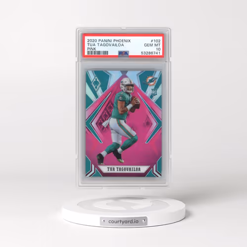 2020 Panini Phoenix #102 Tua Tagovailoa - Pink (PSA 10 GEM MINT)