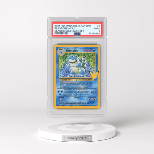 2021 Pokémon Celebrations Classic Collection #2 Blastoise - Holo (PSA 9 MINT)