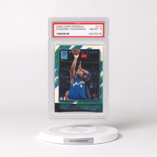 2000 Topps Reserve #113 Courtney Alexander (PSA 8 NM-MT)