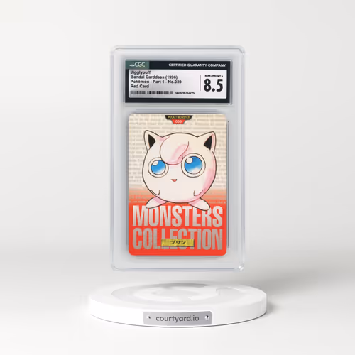 1996 (Monsters Collection) Part 1 #039 Jigglypuff - Red Card (CGC 8.5 NM-MT+)