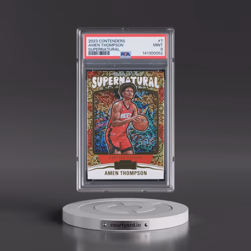 2023 Panini Contenders Supernatural #7 Amen Thompson (PSA 9 MINT)