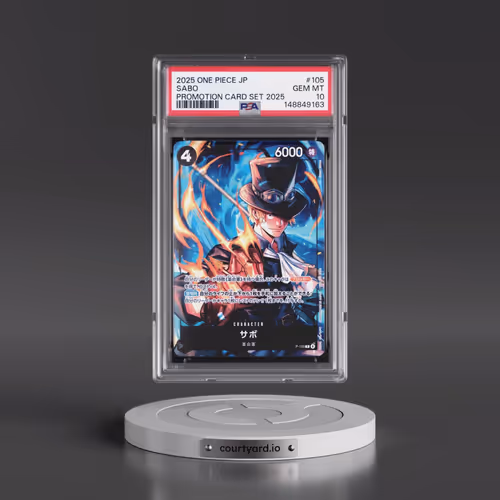 2025 One Piece Japanese Promotion Card Set 2025 #105 Sabo (PSA 10 GEM MINT)