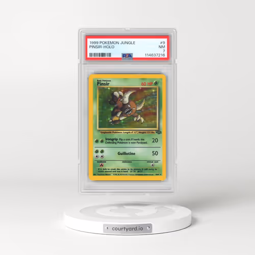1999 Pokémon Jungle #9 Pinsir - Holo (PSA 7 NM)
