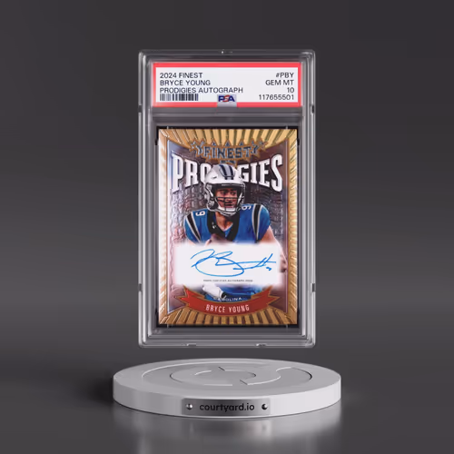 2024 Topps Finest Prodigies Autographs #PBY Bryce Young (PSA 10 GEM MINT)