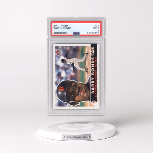 2001 Fleer #31 Barry Bonds (PSA 9 MINT)
