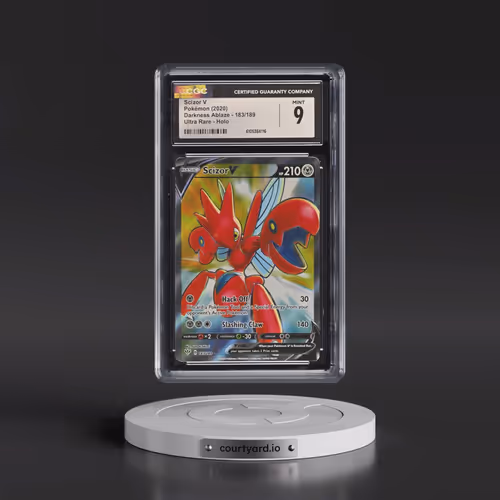 2020 Darkness Ablaze #183/189 Scizor V - Ultra Rare Holo (CGC 9 MINT)