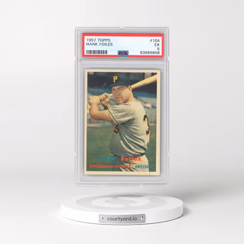 1957 Topps #104 Hank Foiles (PSA 5 EX)