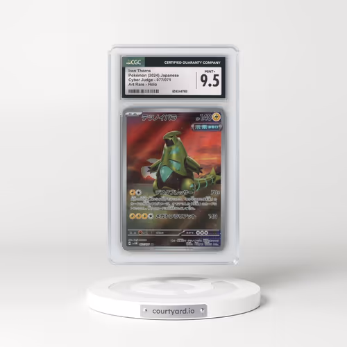 2024 Cyber Judge #077/071 Iron Thorns - Art Rare (CGC 9.5 MINT+)